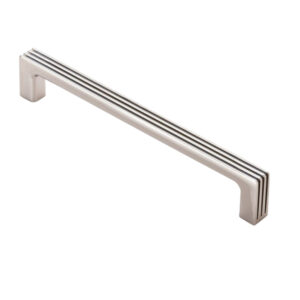 Fingertip Darini Cabinet Pull Handle (160Mm C/C), Satin Nickel