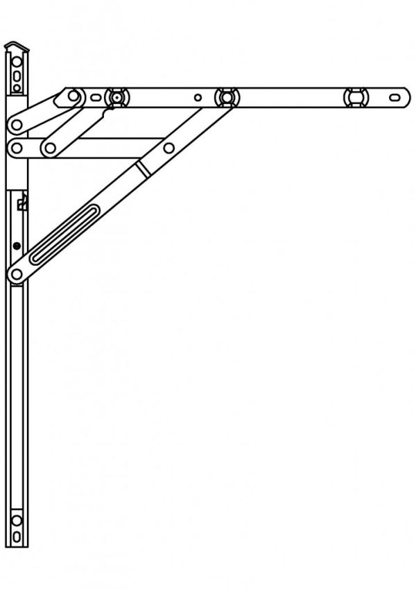 Egress Easy Clean Side Hung Friction Hinges – Button Free 13mm