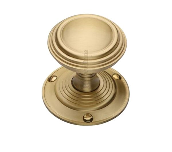 Heritage Brass Goodrich Mortice Door Knobs, Satin Brass (Sold In Pairs)