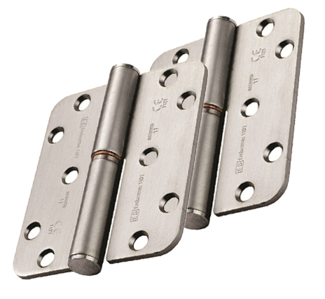 Eurospec Enduromax 4 Inch Grade 11 Lift Off Full Leaf Radius Hinge (Various Finishes) (sold in pairs)