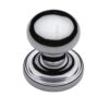 Heritage Brass Hampstead Mortice Door Knobs, Polished Chrome (Sold In Pairs)