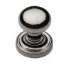 Heritage Brass Hampstead Mortice Door Knobs, Polished Nickel (Sold In Pairs)