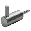 Eurospec Concealed Fix Coat Hook, Polished Or Satin Stainless Steel