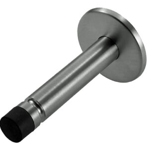 Eurospec Buffered Projecting Door Stop/Coat Hook - Polished Or Satin Stainless Steel Finish