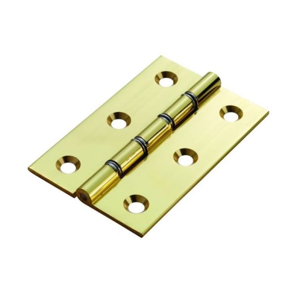 Carlisle Brass HDPBW10 Hinge - Double Phosphor Bronze Washered Butt Polished/Lacquered