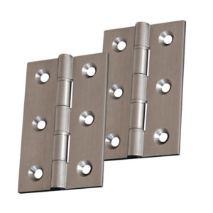 3 Or 4 Inch Double Washered Hinges, Matt Bronze (Sold In Pairs)