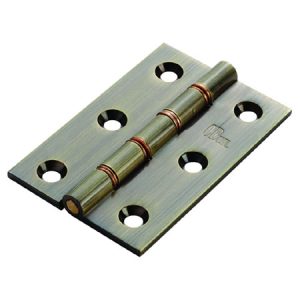 Carlisle Brass HDPBW4 Hinge - Double Phosphor Bronze Washered Butt Polished/Lacquered