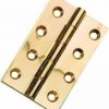 Carlisle Brass HDPBW8 Hinge - Double Phosphor Bronze Washered Butt Polished/Lacquered