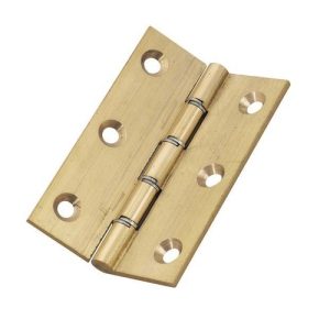 Carlisle Brass HDSW20 Hinge - Double Steel Washered Brass Butt Satin Brass