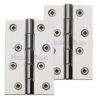 Heritage Brass 4" X 2 5/8" Heavier Duty Double Phosphor Washered Butt Hinges, Polished Chrome - (Sold In Pairs)