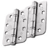 Eurospec Enduro 4 Inch Grade 14 Ce Ball Bearing Radius Hinges, (Various Finishes) (Sold In Pairs)