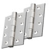 Eurospec 4 Inch Grade 13 Plain Ball Bearing Hinges, Satin Nickel (Sold In Pairs)