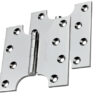 Eurospec 4 Inch Parliament Hinges, Polished Chrome Or Satin Chrome (Sold In Pairs)