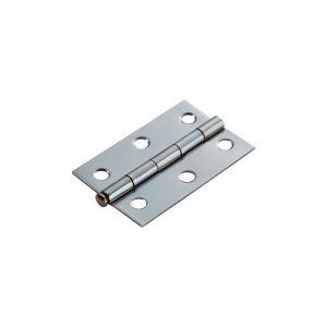 CARLISLE BRASS HINLP1CP 75MM CHROME PLATED STEEL LOOSEPIN HINGES (PAIR)