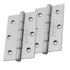 Eurospec 3 Inch Stainless Steel Washered Hinges, Polished Or Satin Stainless Steel Finish (Sold In Pairs)