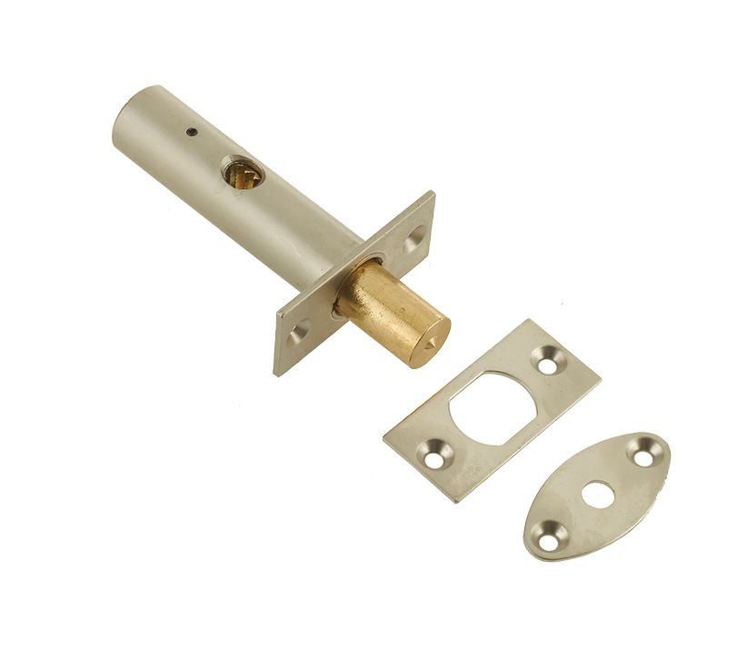 Frelan Hardware Mortice Rack Bolt (28Mm Backset), Nickel Plate