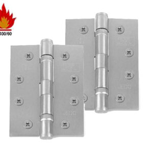 Frelan Hardware 4 Inch Ball Bearing Hinges, Satin Chrome