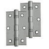 Frelan Hardware 3 Inch Ball Bearing Hinges, Polished Chrome (Sold In Pairs)