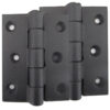 Frelan Hardware 3 Inch Butt Hinges, Black Finish (Sold In Pairs)