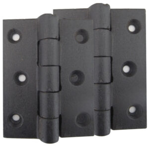 Frelan Hardware 3 Inch Butt Hinges, Black Finish (Sold In Pairs)