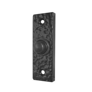 Frelan Hardware Rectangular Bell Push (76Mm X 25Mm), Black Antique