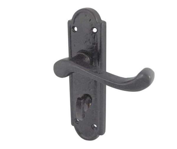 Turnberry Door Handle - 100x75mm - Black Antique Finish