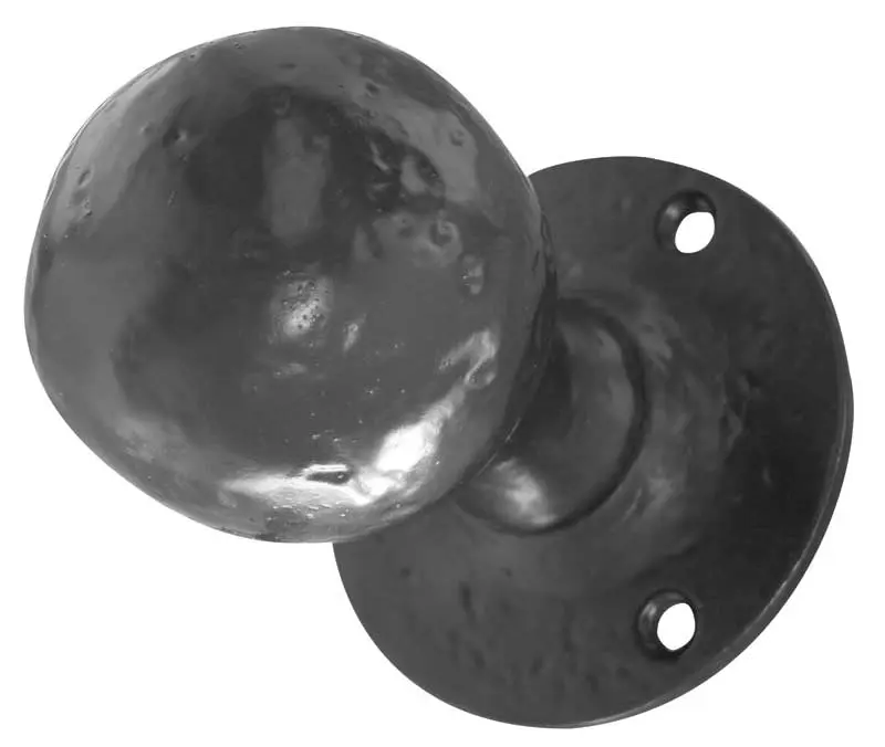 Ball Shape Mortice Door Knob Black