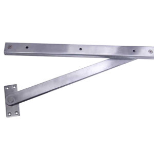 Frelan Hardware Overhead Door Stay, Zinc Plated