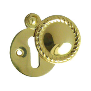 Frelan Hardwarestandard Profile Escutcheon, Polished Brass