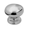 Mushroom Shaped Cupboard Knob (25mm, 30mm OR 35mm), Polished Chrome