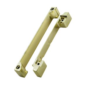 Rebate Set For 3 Lever Sash Locks & Bathroom Locks, Electro Brass