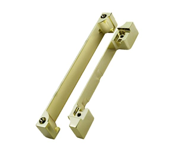 Rebate Set For 3 Lever Sash Locks & Bathroom Locks, Electro Brass