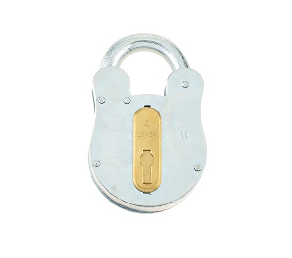 FB11 Fire Brigade Padlock (67mm Width), Grey Galvanised Steel