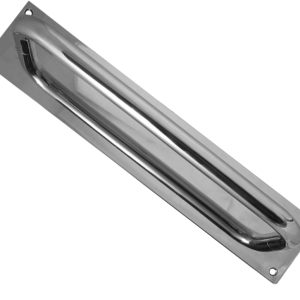 Pull Handles On Backplate (225mm OR 300mm), Polished Stainless Steel