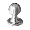 Reeded Cupboard Knob (22mm OR 28mm), Polished Chrome