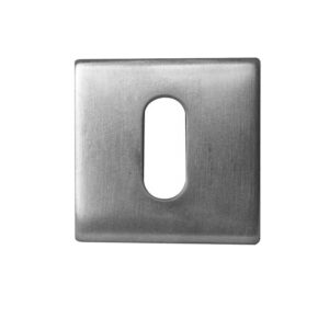 Frelan Hardware Standard Profile Square Escutcheon (52Mm X 52Mm X 7Mm), Satin Stainless Steel