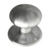 Frelan Hardware Centre Door Knob, Satin Stainless Steel