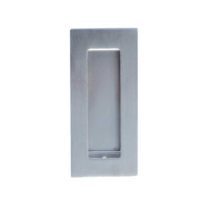 Frelan Hardware Rectangular Flush Pull (100Mm X 50Mm), Satin Stainless Steel