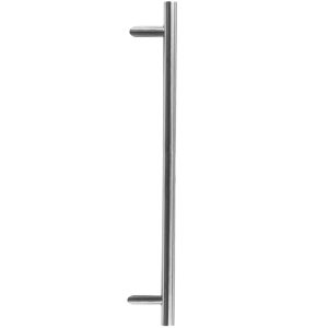 Cranked Pull Handle (600mm, 1200mm OR 1800mm Length), Satin Stainless Steel