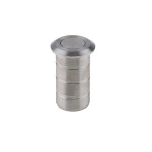 Frelan Hardware Dust Socket For Flush Bolts (For Concrete), Satin Stainless Steel