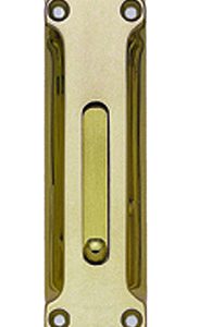 Vertical Door Bolts, Various Lengths, Polished Brass