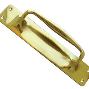 Bow Shaped Pull Handle (152mm OR 175mm), Polished Brass