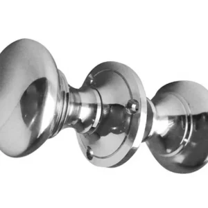 Contract Rim Door Knob Polished Chrome