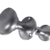 Contract Rim Door Knob Satin Chrome