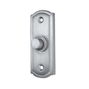 Frelan Hardware Sloan Bell Push, Satin Chrome