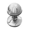 Frelan Hardware Fluted Mortice Door Knob, Polished Chrome (Sold In Pairs)