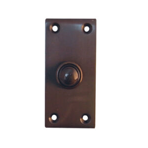 Frelan Hardware Bell Push, Dark Bronze