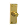 Frelan Hardware Bell Push, Polished Brass