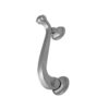 Frelan Hardware Scroll Door Knocker, Satin Chrome