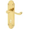 Epsom Door Handles On Backplate